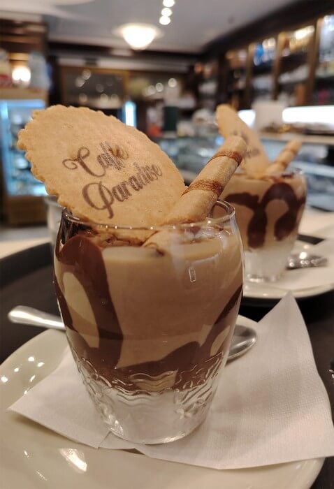 Il caffè Paradise di Pinetamare e ilsuo Caffè Shakerato alla nutella 