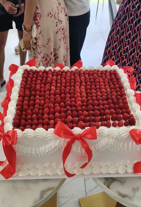 torta chantilly fragole