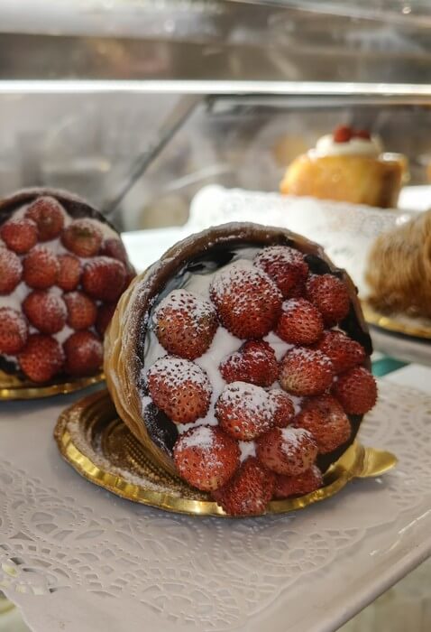 La sfogliatella Vesuvio